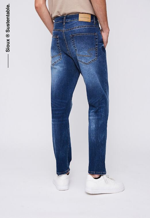 Jeans Slim Sustentable Multi Focal Azul Sioux