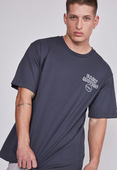 Polera Hombre Gris Motors Relieve Sioux
