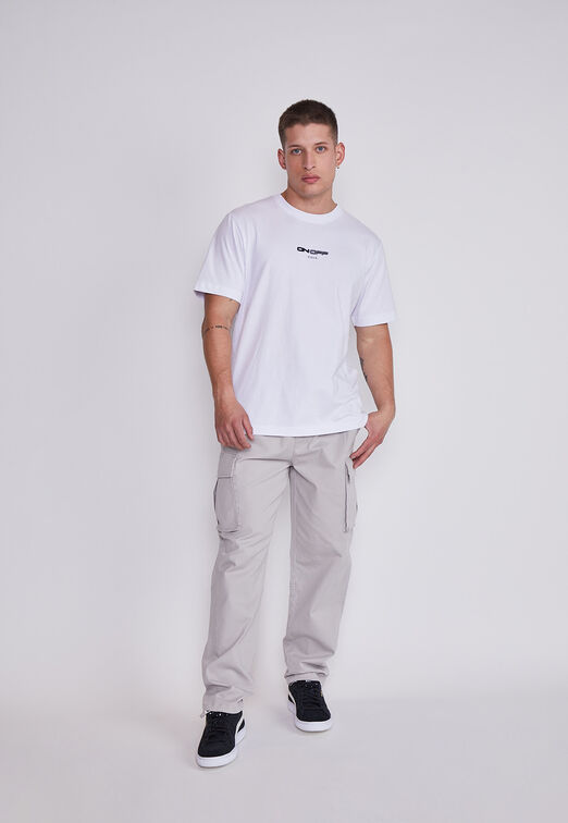 Polera Hombre Blanco On Off Sioux