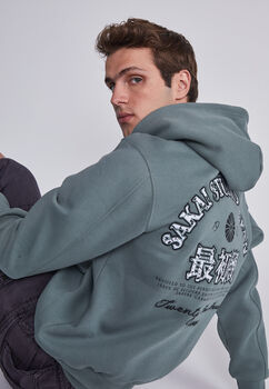 Poleron Hombre Oriental Verde Sioux