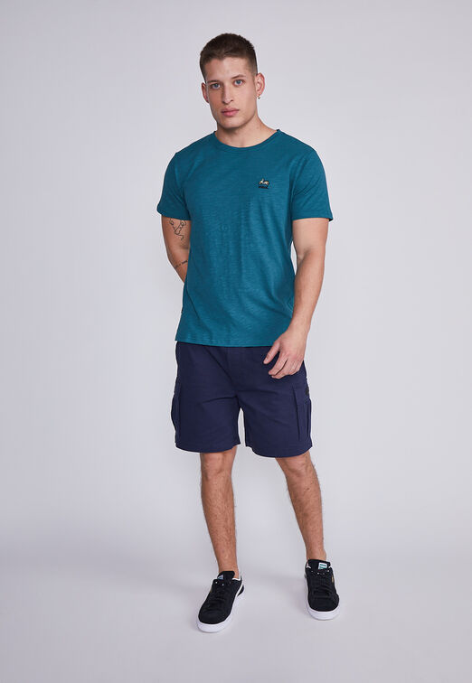 Polera Hombre Verde Moto Sioux