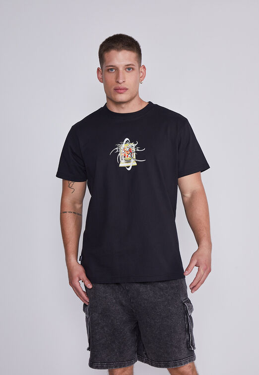 Polera Hombre Negro Week Sioux