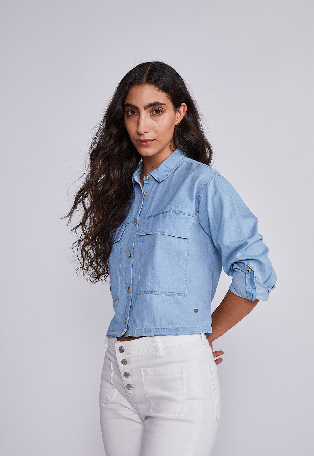 Blusas denim mujer chile new arrivals