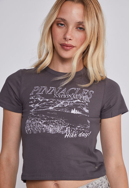 Polera Mujer Mountain Gris Sioux
