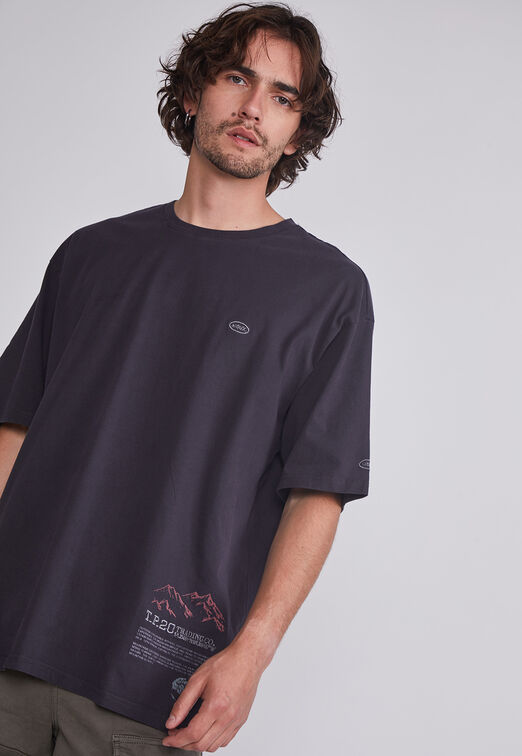 Polera Hombre Acero Montanas Sioux