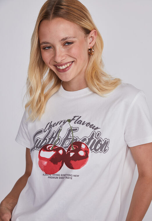 Polera Mujer Cherry Crudo Sioux