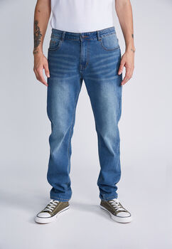 Jeans Skinny Basico Azul Sioux