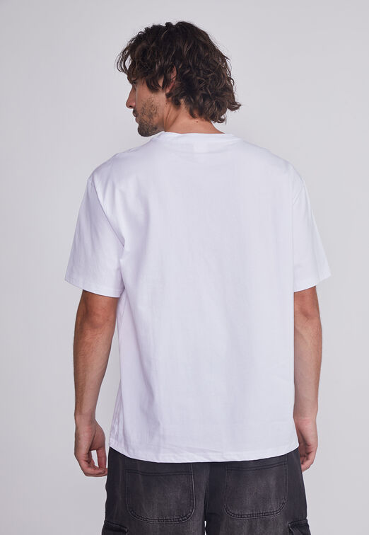 Polera Hombre Blanco Week Orange Sioux