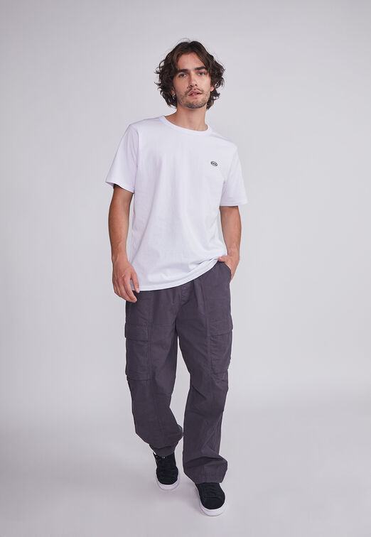 Pantalon Hombre Gris Cargo Delantero Delgado Sioux