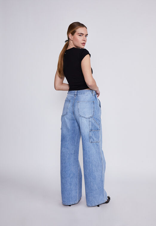 Jeans Mujer Celeste Carpintero Sioux