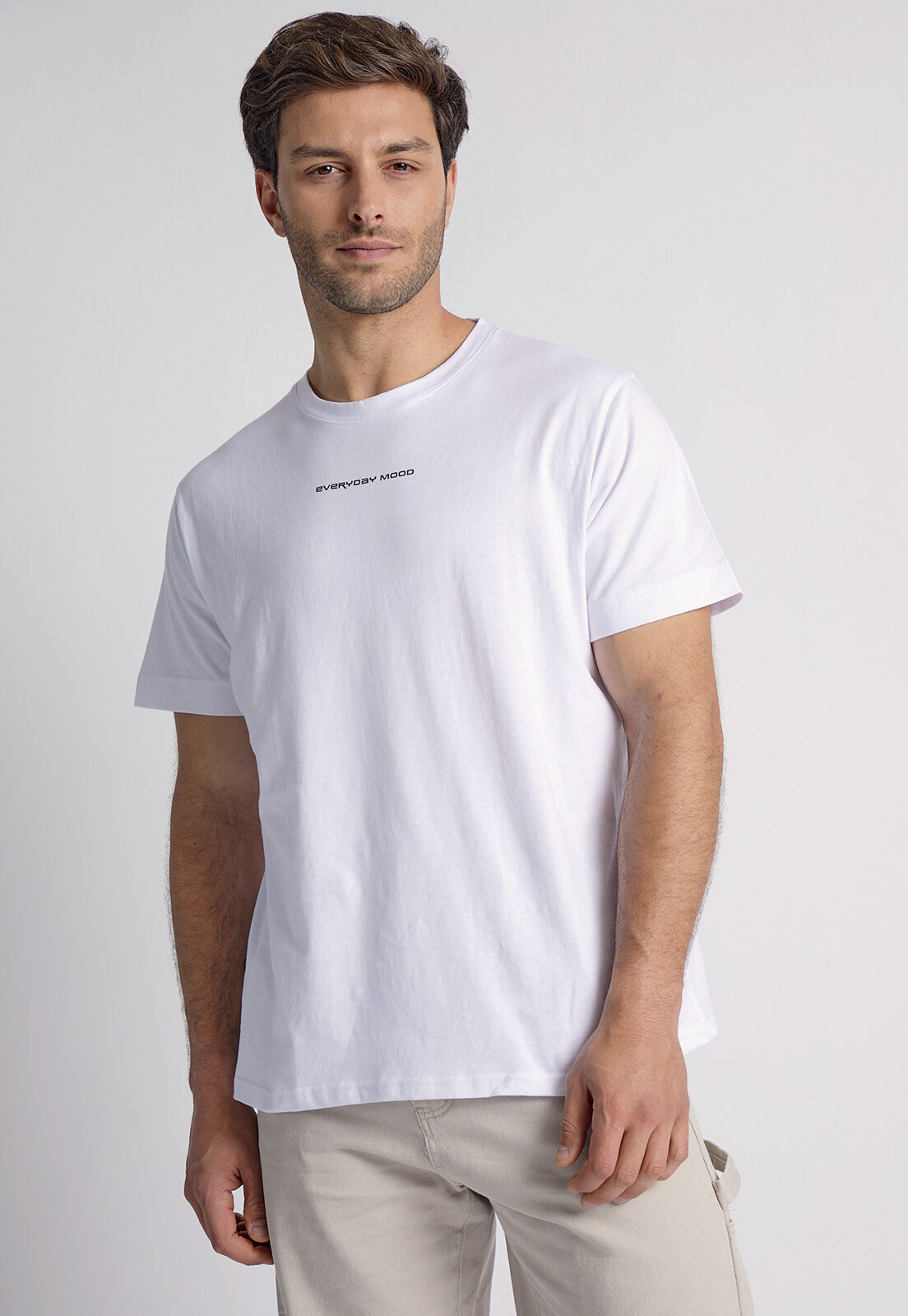 Polera hombre blanca clearance