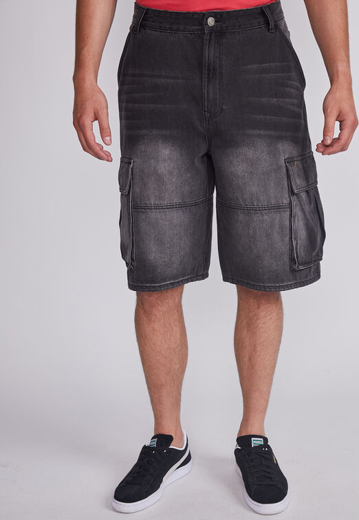 Bermuda Hombre Gris Cargo Sioux