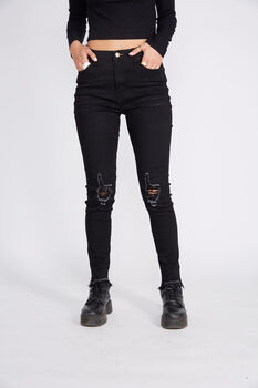 JEANS SKINNY ANKLE NEGRO SIOUX