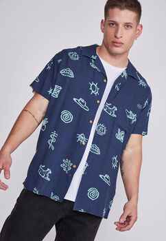Camisa Hombre Petroleo Vacations Sioux