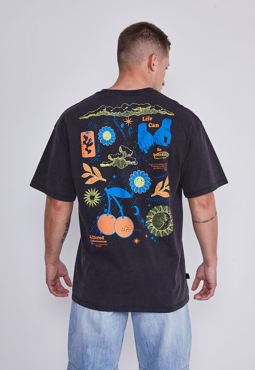 Polera Hombre Azul Life Beautiful Sioux