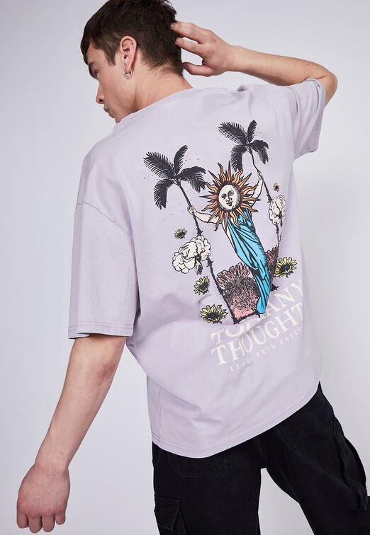 Polera Hombre Lila Sol Sioux
