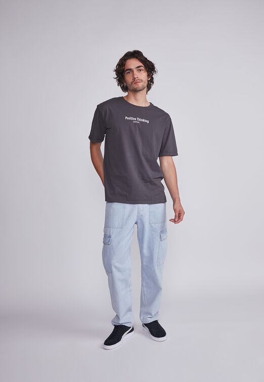 Jeans Hombre Celeste Cargo Claro Sioux