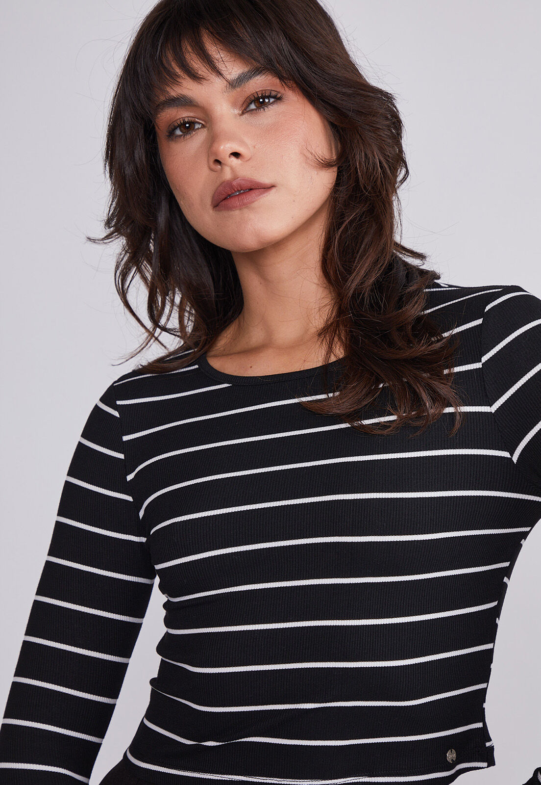 Poleras a rayas de mujer clearance