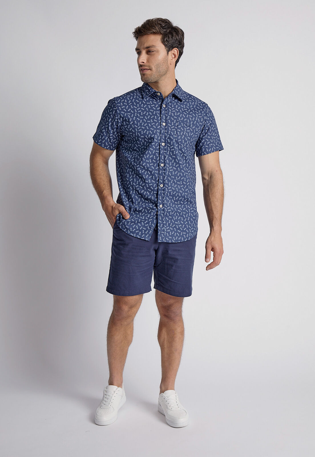 Camisa piñas shop hombre