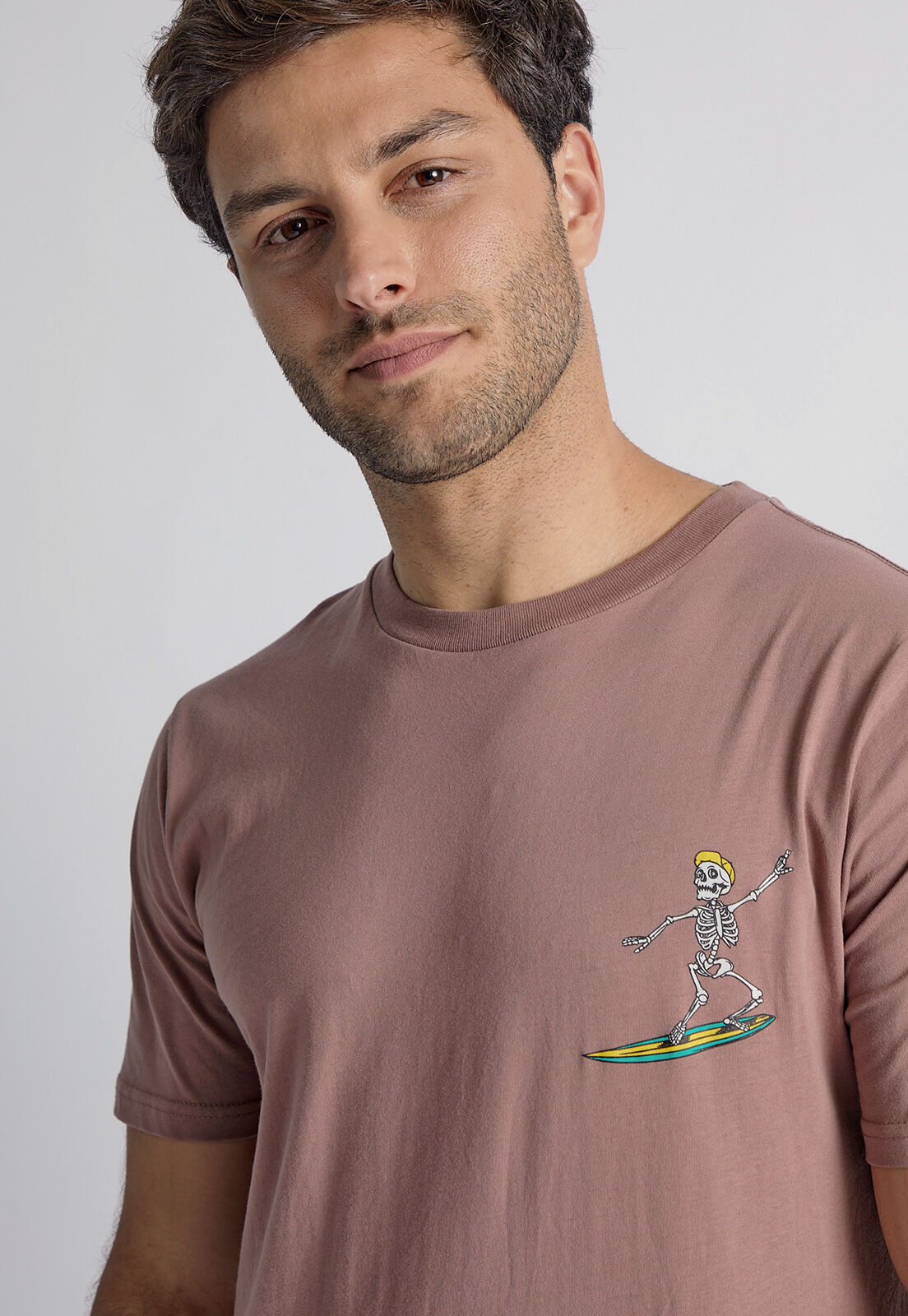 Polera cafe hombre sales