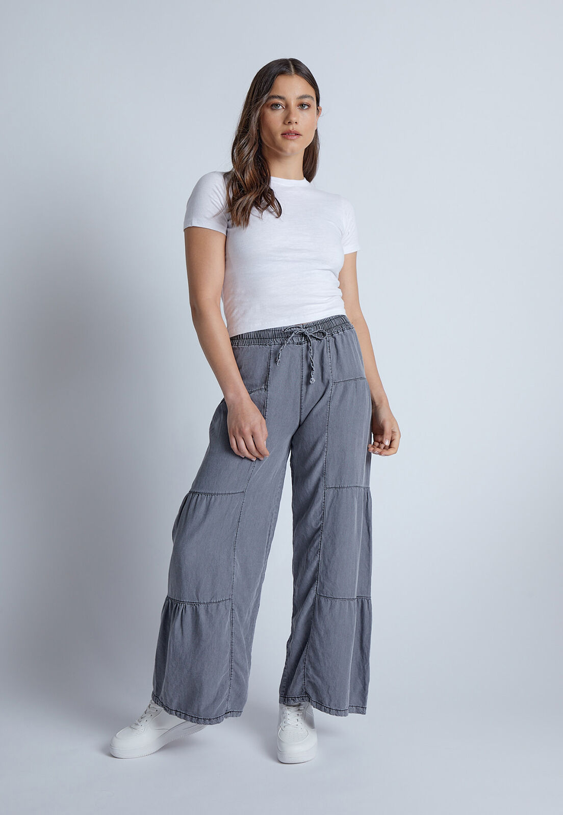 Pantalon top lyocell mujer