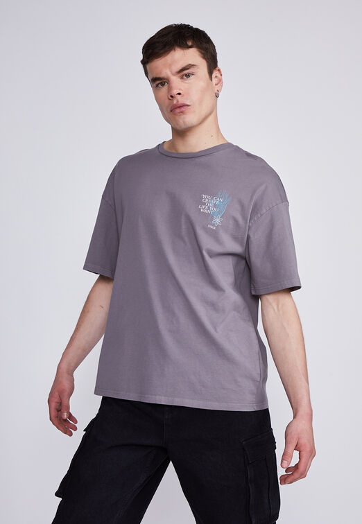 Polera Hombre Gris Mano Sioux