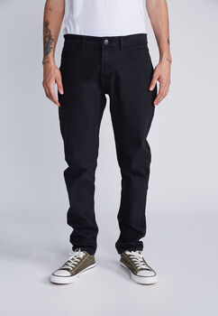 Jeans Slim Fit Negro Sioux