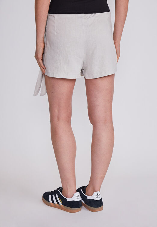 Short Mujer Crudo Lino Sioux