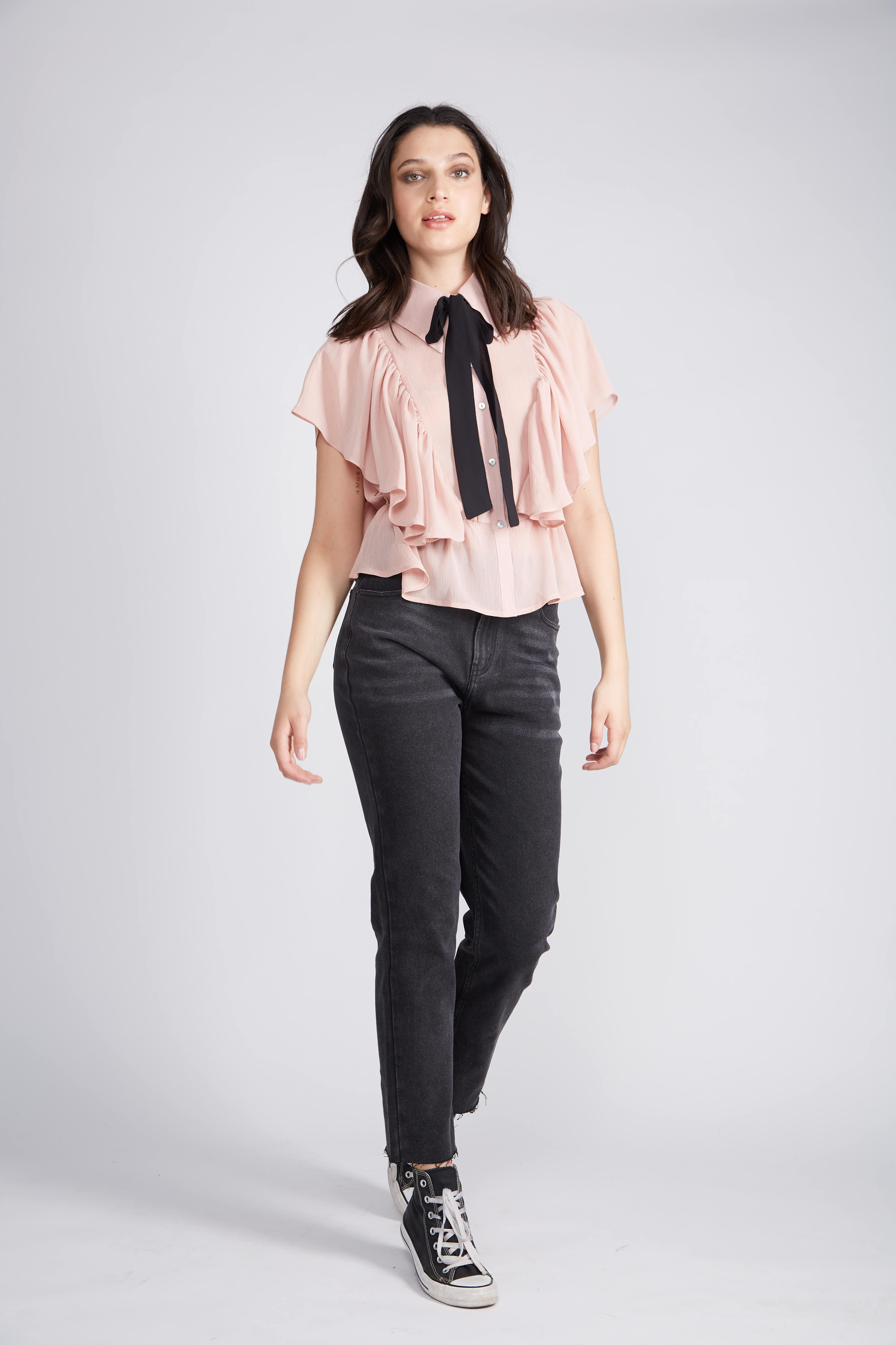 Blusa palo de hotsell rosa con jeans