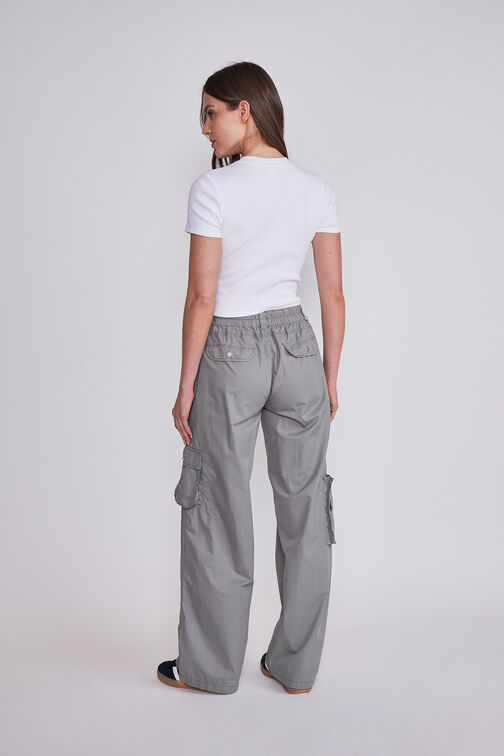 Pantalon Mujer Verde Cargo Algodon Sioux