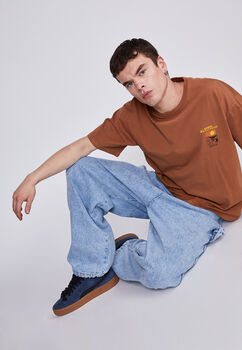 Polera Hombre Ladrillo Walk And Xplor Sioux
