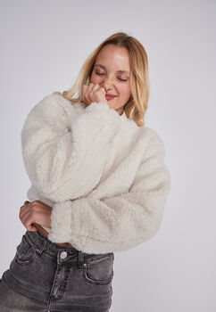 Chaqueta Mujer Bomber Crudo Sioux