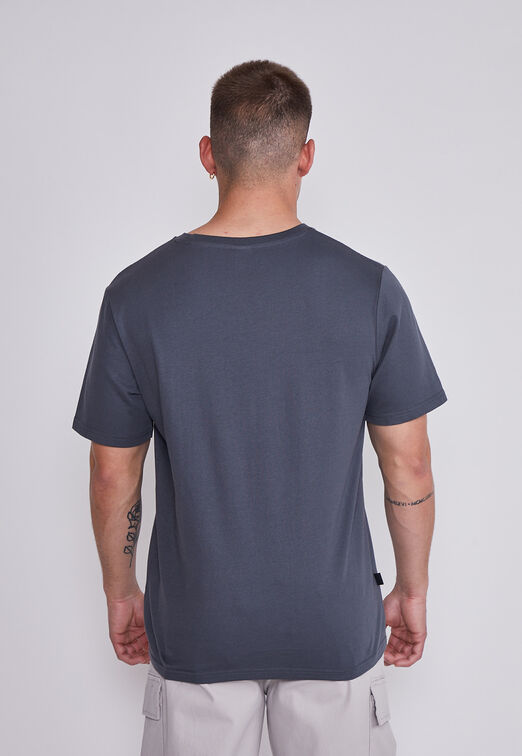 Polera Hombre Acero Bordado Sioux