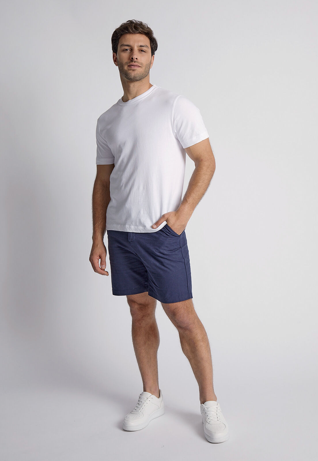 SIOUX JEANS Moda y Tendencia SIOUX JEANS Compre Bermuda Hombre Lino Con Lazo Azul Sioux Por CLP 8990 SIOUX JEANS